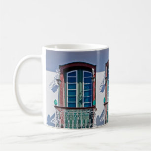 Balconies on facade in Diamantina, Minas Gerais, B Coffee Mug