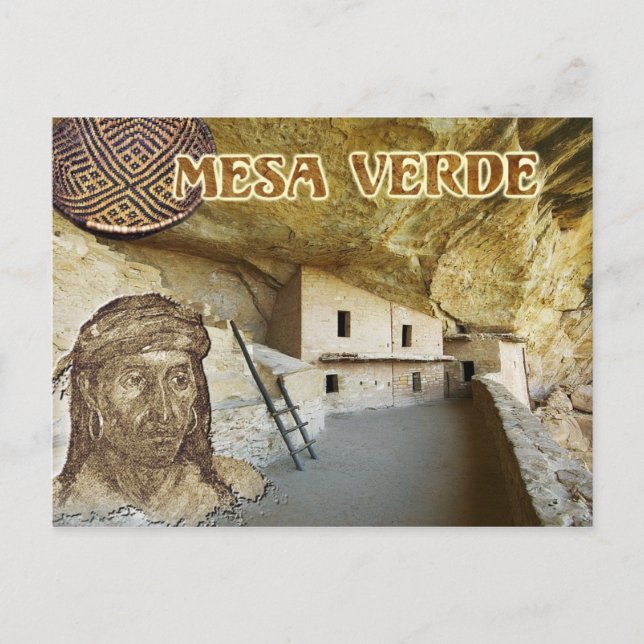 Balcony House, Mesa Verde National Park, CO Postcard (Front)