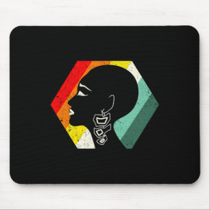 Bald Baddie Alopecia Awareness Bald Bold Beautiful Mouse Pad