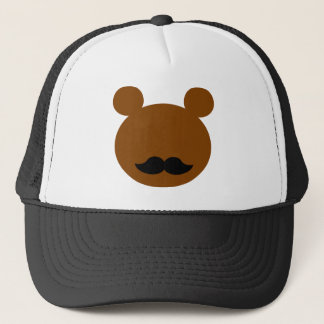 bald bear trucker hat