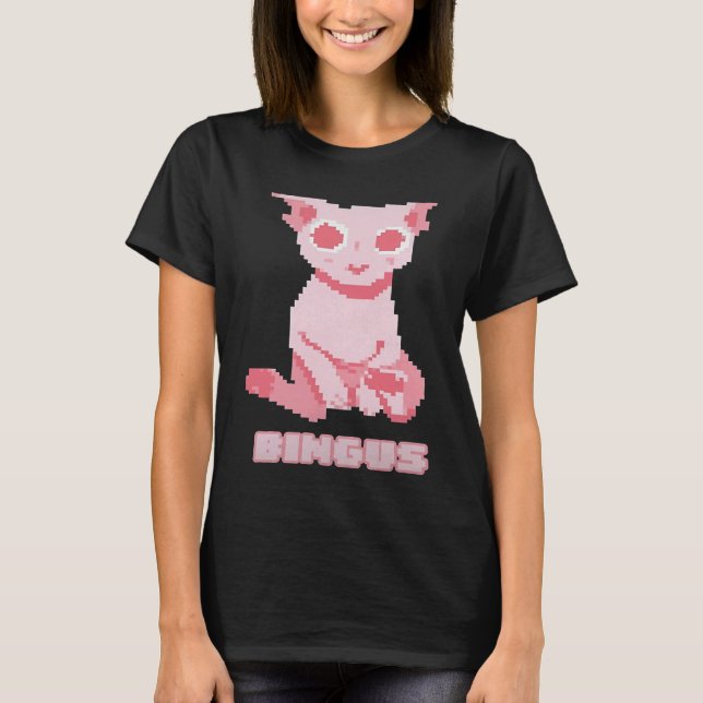 Bald Bingus My Beloved Hairless Sphinx Cat T-Shirt (Front)