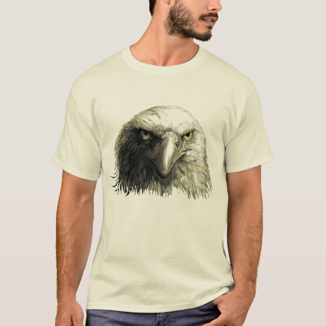 Bald Eagel Face T-Shirt (Front)