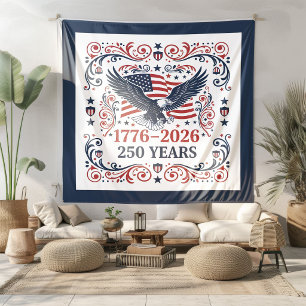 Bald Eagle 250 years of Freedom Tapestry