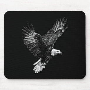 Bald Eagle 4th Of July Men Women Kids Patriotic Ea Mouse Pad