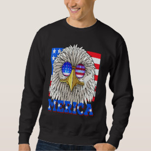 Bald Eagle 4th Of July Patriotic Stoner American F Sweatshirt