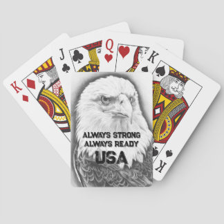 Bald Eagle - America Strong -  Playing Cards