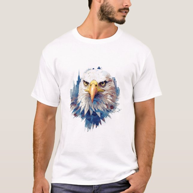 Bald Eagle Animal Beauty Nature Wildlife Discovery T-Shirt (Front)