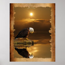 Bald Eagle at Sunset Gratitude Series