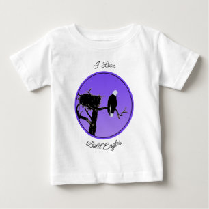 Bald Eagle at Sunset  - Original Wildlife Art Baby T-Shirt
