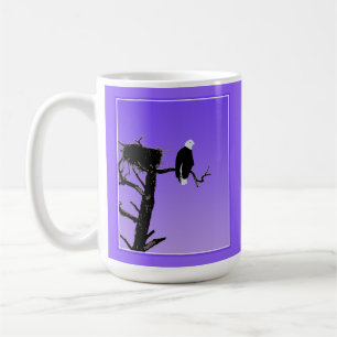 Bald Eagle at Sunset  - Original Wildlife Art Coffee Mug