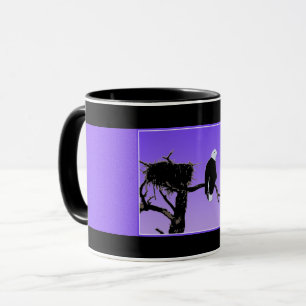 Bald Eagle at Sunset  - Original Wildlife Art Mug