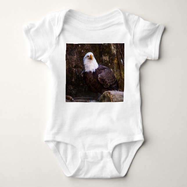 Bald Eagle Baby Bodysuit (Front)