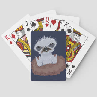 Bald Eagle Baby Playing Cards