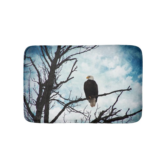 Bald Eagle Bath Mat (Front)