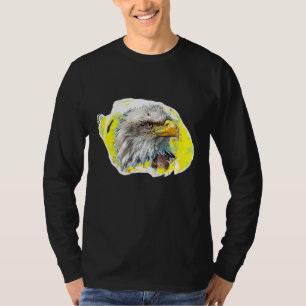 Bald Eagle Bird Avian Ornithology Photo Art T-Shirt