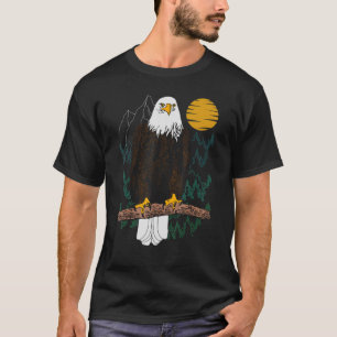 Bald Eagle Bird Motif Animal American Imprint Eagl T-Shirt