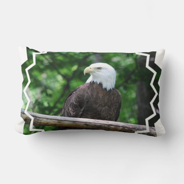 Bald Eagle Bird Pillow (Front)
