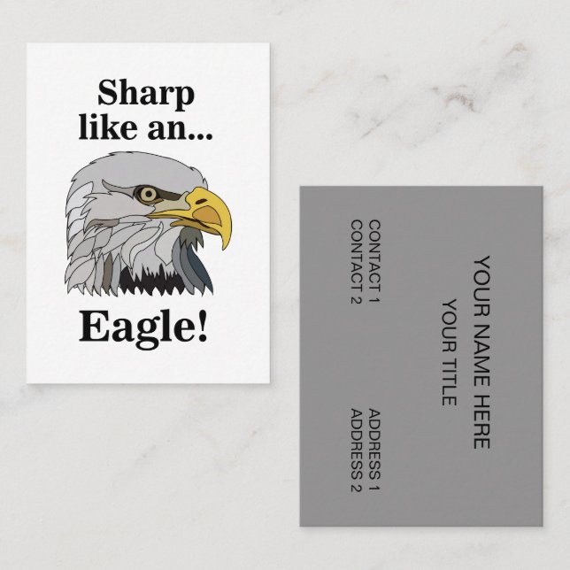 Bald Eagle Business Card (Front/Back)