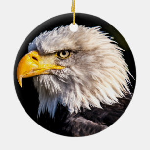 Bald Eagle Ceramic Ornament