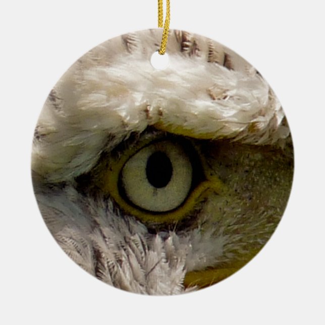 BALD EAGLE CERAMIC TREE DECORATION (Front)