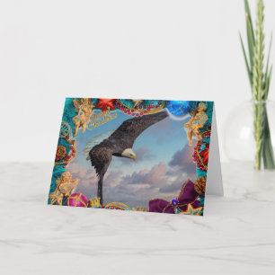 Bald Eagle Christmas Card