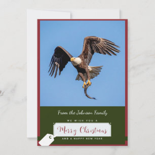 Bald Eagle Christmas Card