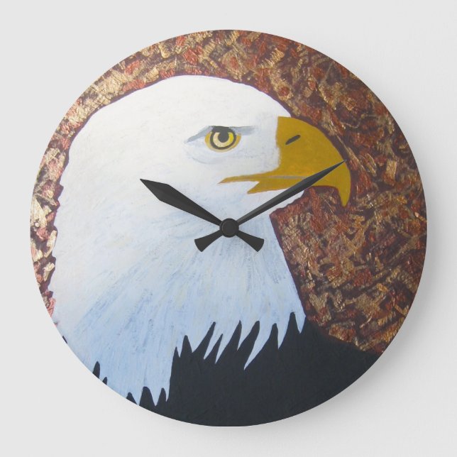 Bald Eagle Clock (Front)