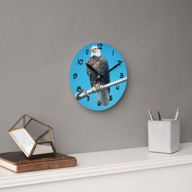 Bald Eagle Clock (Office)
