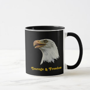 Bald Eagle Courage and Freedom Mug