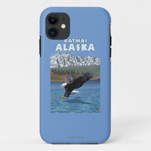 Bald Eagle Diving - Katmai, Alaska iPhone 11 Case