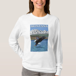 Bald Eagle Diving - Montana T-Shirt