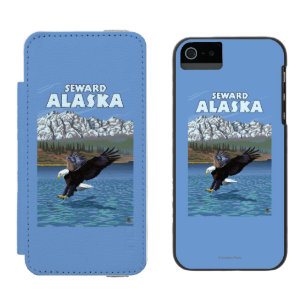 Bald Eagle Diving - Seward, Alaska Incipio Watson™ iPhone 5 Wallet Case