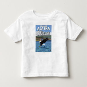 Bald Eagle Diving - Seward, Alaska Toddler T-Shirt