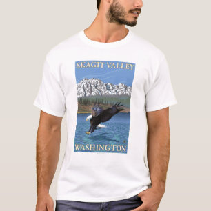 Bald Eagle Diving - Skagit Valley, Washington T-Shirt