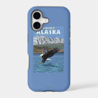 Bald Eagle Diving - Valdez, Alaska