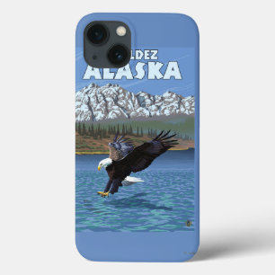Bald Eagle Diving - Valdez, Alaska iPhone 13 Case