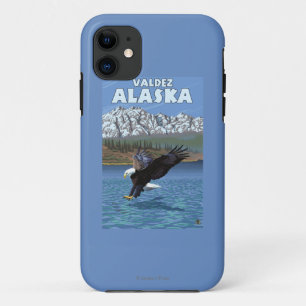 Bald Eagle Diving - Valdez, Alaska iPhone 11 Case
