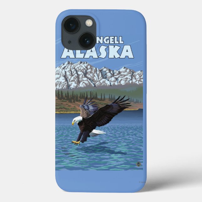 Bald Eagle Diving - Wrangell, Alaska Case-Mate iPhone Case (Back)