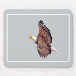 Bald Eagle Eyes To the Sky Mouse Pad