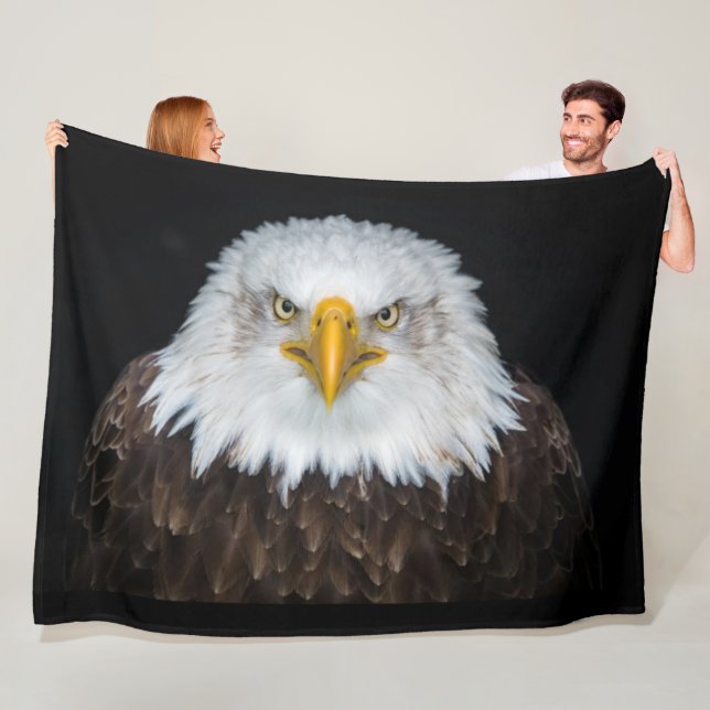 BALD EAGLE FLEECE BLANKET (In Situ)
