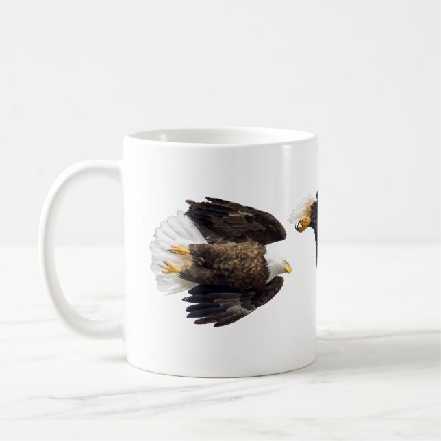 Bald Eagle Flight Coffee Mug (Left)
