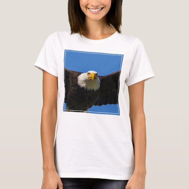 Bald Eagle Flyby Up Close T-Shirt (Front)