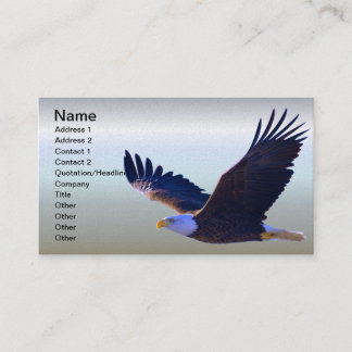 Bald Eagle Flying Business Card