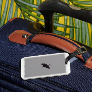 Bald Eagle Flying Over Lake Luggage Tag