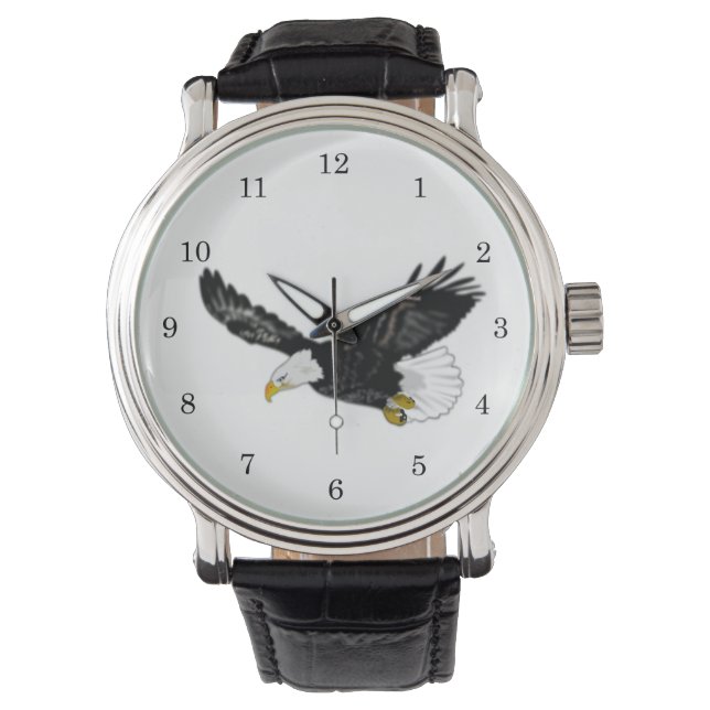 Bald Eagle Flying Watch Gift (Front)