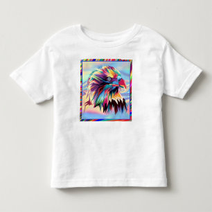 Bald Eagle Geometric Prismatic Design-80590 Toddler T-Shirt