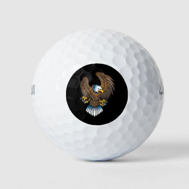 Bald Eagle Golf Balls (Front)