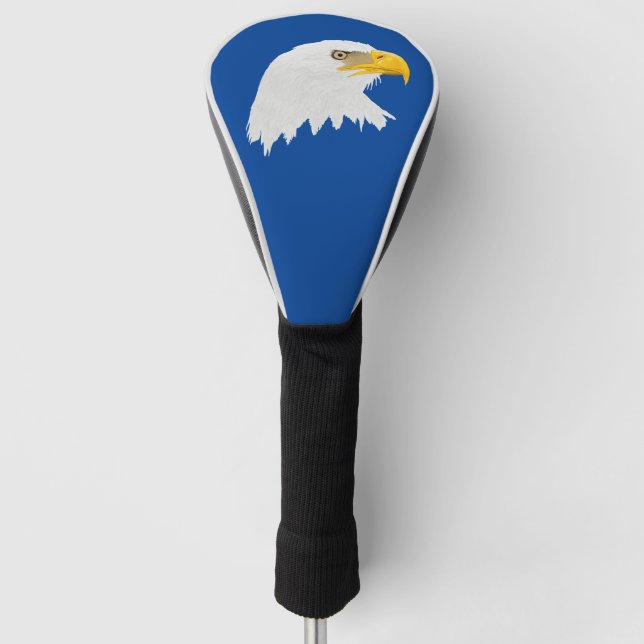 Bald-Eagle Golf Head Cover (Front)