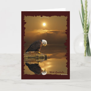 Bald Eagle Gratitude Greeting Card