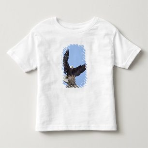 Bald Eagle (Haliaeetus leucocephalus) with wings Toddler T-Shirt